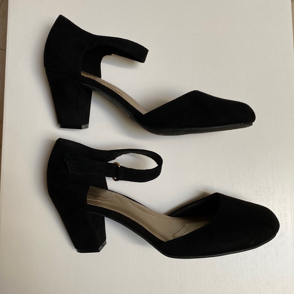 Suede Heels